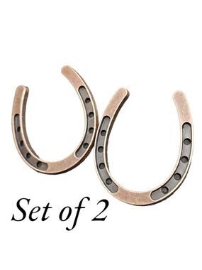 HORSESHOES SET OF 2- Western wedding party favor, Cowboy Wedding Decor, Crafts,